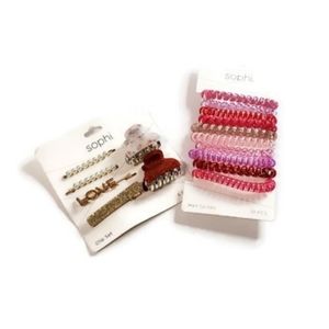 Sophi 2 Pack Of Hair Bow & Accessories